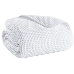 Microfiber Waffle Bath Sheet, Quick Dry, Lint Free, 40 x 80 inches (101.6 x 203.2 cm), 1 Count, 430 GSM (White) Microfiber Waffle Bath Sheet, Quick Dry, Lint Free, 40 x 80 inches (101.6 x 203.2 cm), 1 Count, 430 GSM (White)