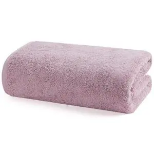 Purple Cotton Bath Towel with Hanging Loop, 55 x 27 Inch Purple Cotton Bath Towel with Hanging Loop, 55 x 27 Inch