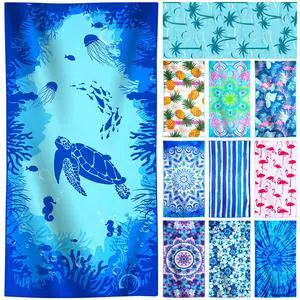 Lightweight Thin Microfiber Beach Towel Oversized Quick Dry Compact Sandproof Clearance Towels Sand Free Camping Swimming Pool Easy Pack Travel Accessories Essentials Women Adults Blue Turtle Lightweight Thin Microfiber Beach Towel Oversized Quick Dry Compact Sandproof Clearance Towels Sand Free Camping Swimming Pool Easy Pack Travel Accessories Essentials Women Adults Blue Turtle