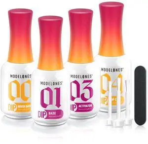 Dip Powder Liquid Set, Base Top Activator Brush Saver, 8 Pc Dip Powder Liquid Set, Base Top Activator Brush Saver, 8 Pc