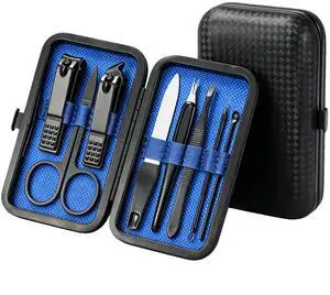 8-Pc Manicure Set,Stocking Stuffers for Men,Teen Boy, Gift Ideal for Dad 8-Pc Manicure Set,Stocking Stuffers for Men,Teen Boy, Gift Ideal for Dad