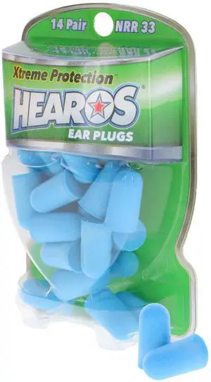 Xtreme Ear plugs - Best In Class Noise Cancelling Disposable Foam Earplugs With NRR 33 Hearing Protection, 14 pairs Xtreme Ear plugs - Best In Class Noise Cancelling Disposable Foam Earplugs With NRR 33 Hearing Protection, 14 pairs