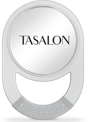 Unbreakable Hand Mirror, Hand Mirrors with Handle, Salon Barber for Hair, Anti-Slip Hand Held with Rubber Grip for Travel, Makeup, Shaving, Shower, Camping - Silver Unbreakable Hand Mirror, Hand Mirrors with Handle, Salon Barber for Hair, Anti-Slip Hand Held with Rubber Grip for Travel, Makeup, Shaving, Shower, Camping - Silver