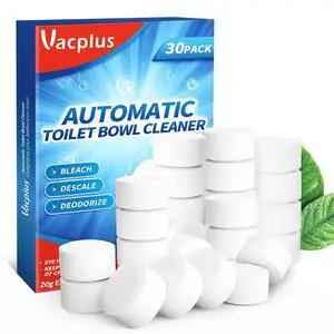 Toilet Bowl Cleaner Tablets, 30 Pack, Auto Bleach, Long-Lasting Toilet Bowl Cleaner Tablets, 30 Pack, Auto Bleach, Long-Lasting