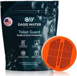 Toilet Guard Drop-In Tank Tablet (1 Tablet) | Up to 180-Day Performance | Helps Reduce Hard Water Marks, Rings & Mineral Buildup | Slow-Release Polyphosphate Formula | Bleach-Free Toilet Guard Drop-In Tank Tablet (1 Tablet) | Up to 180-Day Performance | Helps Reduce Hard Water Marks, Rings & Mineral Buildup | Slow-Release Polyphosphate Formula | Bleach-Free