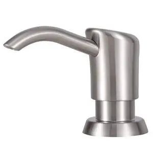 Dish Soap Dispenser for Kitchen Sink, 17 oz Bottle, Brushed Nickel Dish Soap Dispenser for Kitchen Sink, 17 oz Bottle, Brushed Nickel