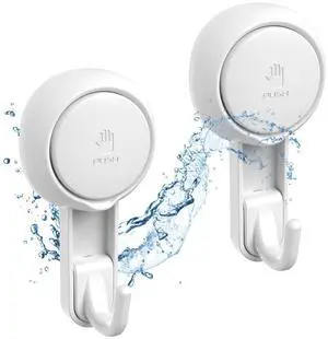Shower Hooks for Inside Shower Reusable Waterproof Utility Suction Cups Hooks - 2 Pack Heavy Duty Vacuum Hook Home Kitchen Bathroom Wall Holder Hanger for Towel Loofah Cloth Key & Ceiling Shower Hooks for Inside Shower Reusable Waterproof Utility Suction Cups Hooks - 2 Pack Heavy Duty Vacuum Hook Home Kitchen Bathroom Wall Holder Hanger for Towel Loofah Cloth Key & Ceiling