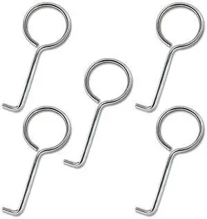 Drain Key Lifting Hooks - 5 Pack 304 Stainless Steel Drain Grate Puller Lift Out Key for Easy Shower Drain Cleaning, Silver Drain Key Lifting Hooks - 5 Pack 304 Stainless Steel Drain Grate Puller Lift Out Key for Easy Shower Drain Cleaning, Silver