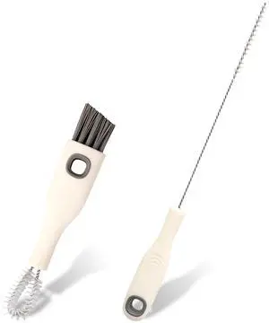 2pcs Cup Lid Cleaning Brush Set, Multifunctional Gap Cleaner & Straw Brush with Long Narrow and Short Wide Brushes, Portable Bottle Cleaning Kit for Baby Bottle, Sippy Cup, Teapot Spout, Tumbler Tubes 2pcs Cup Lid Cleaning Brush Set, Multifunctional Gap Cleaner & Straw Brush with Long Narrow and Short Wide Brushes, Portable Bottle Cleaning Kit for Baby Bottle, Sippy Cup, Teapot Spout, Tumbler Tubes