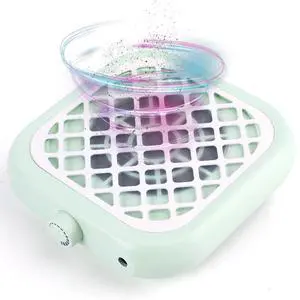 Mini Nail Dust Collector, Compact Nail Vacuum Fan Dust Collector for Beginner with 30PCS Filter Pads, Powerful Dust Suction Machine for Acrylic Nail Polishing Salon Home, Plug-in (Green) Mini Nail Dust Collector, Compact Nail Vacuum Fan Dust Collector for Beginner with 30PCS Filter Pads, Powerful Dust Suction Machine for Acrylic Nail Polishing Salon Home, Plug-in (Green)