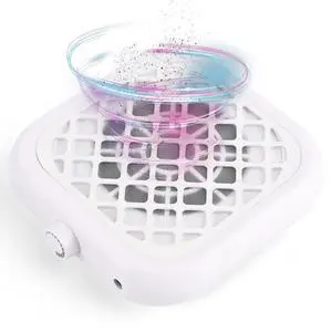 Mini Nail Dust Collector, Compact Nail Vacuum Fan Dust Collector for Beginner with 30PCS Filter Pads, Powerful Dust Suction Machine for Acrylic Nail Polishing Salon Home, Plug-in(White) Mini Nail Dust Collector, Compact Nail Vacuum Fan Dust Collector for Beginner with 30PCS Filter Pads, Powerful Dust Suction Machine for Acrylic Nail Polishing Salon Home, Plug-in(White)