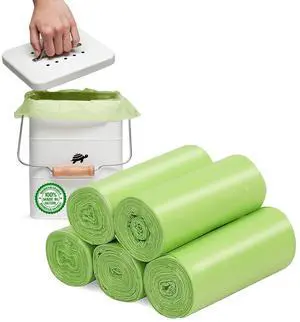 Small Trash Bags 1.2 Gallon - Biodegradable Garbage Bags Recycling Eco-Friendly Trash Can Plastic Liner Compostable Strong Bag for Bathroom Bedroom Office Kitchen Trash Can (120 Counts,Green) Small Trash Bags 1.2 Gallon - Biodegradable Garbage Bags Recycling Eco-Friendly Trash Can Plastic Liner Compostable Strong Bag for Bathroom Bedroom Office Kitchen Trash Can (120 Counts,Green)