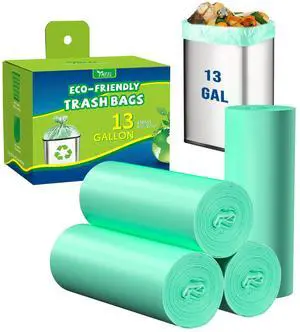 13 Gallon Tall Kitchen Trash Bags - Heavy Duty Leak-Resistant - 80 Count 13 Gallon Tall Kitchen Trash Bags - Heavy Duty Leak-Resistant - 80 Count