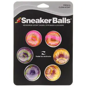 Odor-Fighting Shoe Fresheners, Eliminates Unpleasant Smells, Perfect For Sneakers, Gym Bags, Gear Bags, Drawers, Lockers, And More!, Radial Tie Dye, 6 Pack Odor-Fighting Shoe Fresheners, Eliminates Unpleasant Smells, Perfect For Sneakers, Gym Bags, Gear Bags, Drawers, Lockers, And More!, Radial Tie Dye, 6 Pack