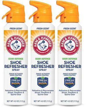 Shoe Refresher Spray, Multi-Purpose Odor Remover for All Types of Footwear, Shoe Deodorizer Spray, Shoe Odor Eliminator, Shoe Spray, Shoe Smell Eliminator, 4 oz (3 Pack) Shoe Refresher Spray, Multi-Purpose Odor Remover for All Types of Footwear, Shoe Deodorizer Spray, Shoe Odor Eliminator, Shoe Spray, Shoe Smell Eliminator, 4 oz (3 Pack)