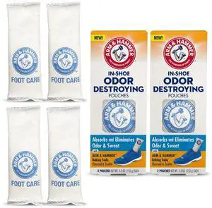 In-Shoe Odor Control Pouches, Moisture Absorbing, 4 Count In-Shoe Odor Control Pouches, Moisture Absorbing, 4 Count