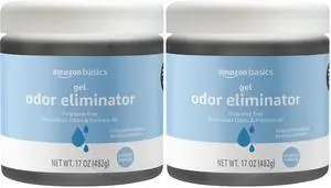 Odor Eliminator, Gel, Activated Charcoal | Fragrance Free | 17 Oz | Pack of 2 Odor Eliminator, Gel, Activated Charcoal | Fragrance Free | 17 Oz | Pack of 2