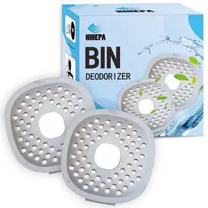 Odor Filter Trash Can Deodorizer: Activated Charcoal & Scent Beads, Stick-On Odor Eliminator for Trash Can, Diaper Pail, Compost Bin, Refrigerator, 2 Pack, Long Lasting Odor Filter Trash Can Deodorizer: Activated Charcoal & Scent Beads, Stick-On Odor Eliminator for Trash Can, Diaper Pail, Compost Bin, Refrigerator, 2 Pack, Long Lasting