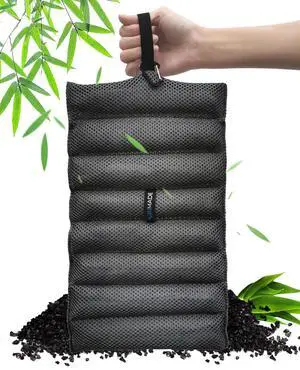 Bamboo Charcoal Air Purifying Bag,Reusable Natural Activated Charcoal Bags,300g Deodorizer and Odor Purifier,for Home,Car,Pet Space,Bathroom,Basement,Closet,Shoe Cabinets Bamboo Charcoal Air Purifying Bag,Reusable Natural Activated Charcoal Bags,300g Deodorizer and Odor Purifier,for Home,Car,Pet Space,Bathroom,Basement,Closet,Shoe Cabinets