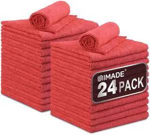 Microfiber Cleaning Cloth, 24 Pack Reusable Microfiber Towels Microfiber Cleaning Cloth, 24 Pack Reusable Microfiber Towels