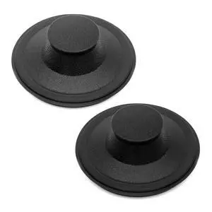(2 Pack) Exact Replacement for InSinkErator STP-PL/STPPL Black Rubber Sink Stopper for Garbage Disposal Compatible with Standard 3-1/2" Drains from Kohler, Waste King, Whirlpool, and More (2 Pack) Exact Replacement for InSinkErator STP-PL/STPPL Black Rubber Sink Stopper for Garbage Disposal Compatible with Standard 3-1/2" Drains from Kohler, Waste King, Whirlpool, and More