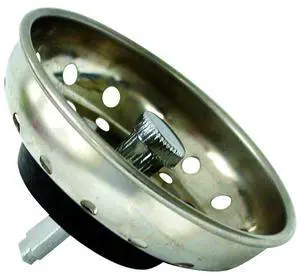 88275 3-1/4 inch Kitchen Sink Basket Strainer Splash Guard with Stationary Post, Stainless Steel 88275 3-1/4 inch Kitchen Sink Basket Strainer Splash Guard with Stationary Post, Stainless Steel