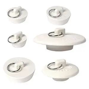 6 Sizes of Sink Stoppers, Bathtub Drain Stopper with Ring Suitable, Rubber Sink Drain for Kitchen, Bathroom and Laundry Sink, Bathtub Accessories 6 Sizes of Sink Stoppers, Bathtub Drain Stopper with Ring Suitable, Rubber Sink Drain for Kitchen, Bathroom and Laundry Sink, Bathtub Accessories