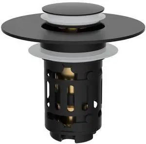 Upgraded 3 in 1 Bathroom Sink Drain Strainer, Universal Pop Up Stopper, Removable Stainless Steel Filter Basket Hair Catcher, Sink Plug for 1.1''~2.36'' Basin, Brass Bullet Core, Matte Black Upgraded 3 in 1 Bathroom Sink Drain Strainer, Universal Pop Up Stopper, Removable Stainless Steel Filter Basket Hair Catcher, Sink Plug for 1.1''~2.36'' Basin, Brass Bullet Core, Matte Black