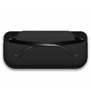 Sunglass Holder for Car, Multi-Functional Stick-On Glasses Storage Box, Seat Gap Organizer with Small Item Storage, Universal Fit for All Vehicles (Black Leather) Sunglass Holder for Car, Multi-Functional Stick-On Glasses Storage Box, Seat Gap Organizer with Small Item Storage, Universal Fit for All Vehicles (Black Leather)