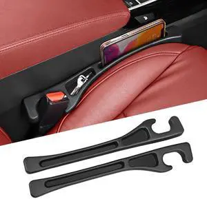 Car Seat Accessories, Car Seat Gap Filler, Car Organizers and Storage with Phone Holder, Car Interior Accessories Fit Sedan SUV Truck -2PCS Black Car Seat Accessories, Car Seat Gap Filler, Car Organizers and Storage with Phone Holder, Car Interior Accessories Fit Sedan SUV Truck -2PCS Black