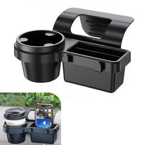 Car Cup Holder, Car Window Multifunctional Organizer, Vehicle Door Side Hanging Rack, Cell Phone Storage Box, Plug & Play Vehicle Storage with Sponge Pads, for Most Cars (Black #B) Car Cup Holder, Car Window Multifunctional Organizer, Vehicle Door Side Hanging Rack, Cell Phone Storage Box, Plug & Play Vehicle Storage with Sponge Pads, for Most Cars (Black #B)