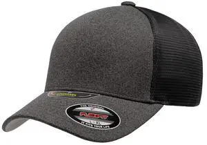 Melange UniPanel Trucker Cap, Dark Grey/Black, Large/XLarge Melange UniPanel Trucker Cap, Dark Grey/Black, Large/XLarge