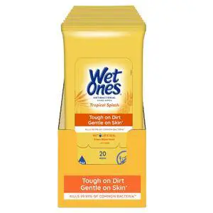 Antibacterial Hand Wipes, Tropical Splash, 20 ct (10 Pack) Antibacterial Hand Wipes, Tropical Splash, 20 ct (10 Pack)