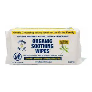 Soothing All-Purpose Wet Wipes for Sensitive Skin, Made with Organic Bamboo, Face Wipes, and Bathroom Cleanup with Chamomile and Essential Oils* (1 Pack - 60 Count) Soothing All-Purpose Wet Wipes for Sensitive Skin, Made with Organic Bamboo, Face Wipes, and Bathroom Cleanup with Chamomile and Essential Oils* (1 Pack - 60 Count)