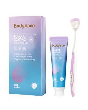 Tongue Cleaner Gel with Tongue Brush Fresh Breath Oral Care Kit Tongue Scraper Gel Set for Bad Breath Removal, Maintain Oral Health Tongue Cleaner Gel with Tongue Brush Fresh Breath Oral Care Kit Tongue Scraper Gel Set for Bad Breath Removal, Maintain Oral Health