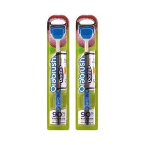 Orabrush Tongue Cleaner (Colors May Vary) Pack of 2 Orabrush Tongue Cleaner (Colors May Vary) Pack of 2