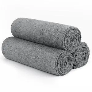 Gym Towels, Highly Absorbent Sweat Towels, Soft and Quick Drying Gym Towel for Daily Use, Multi-Purpose Towel for Sport, Salon, Spa, Hotel, 16 x 27 Inch, Grey, 3 Pack Gym Towels, Highly Absorbent Sweat Towels, Soft and Quick Drying Gym Towel for Daily Use, Multi-Purpose Towel for Sport, Salon, Spa, Hotel, 16 x 27 Inch, Grey, 3 Pack