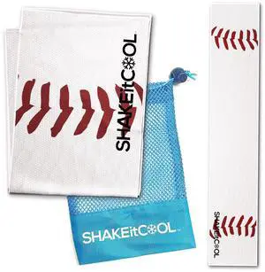 Original Cooling Towel Be Cool in Style - Heat Relief, Soft, Lightweight, Sun Protection, Easy Clean - Perfect for Biking, Running, Yoga, Gym, Gardening - Baseball Original Cooling Towel Be Cool in Style - Heat Relief, Soft, Lightweight, Sun Protection, Easy Clean - Perfect for Biking, Running, Yoga, Gym, Gardening - Baseball