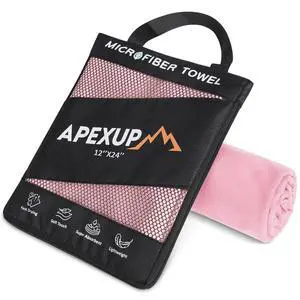 Microfiber Travel Towel, Ultra Absorbent Quick Dry Towels, Lightweight Gym Sports Camping Towel for Workout, Yoga, Beach, Shower, Swimming (24"×12", Pale Rose) Microfiber Travel Towel, Ultra Absorbent Quick Dry Towels, Lightweight Gym Sports Camping Towel for Workout, Yoga, Beach, Shower, Swimming (24"×12", Pale Rose)