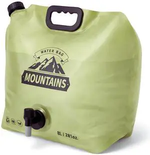 Camping Water Container 2 Gallon Collapsible Water Jug with Spout - Reusable Plastic Flasks, Foldable Empty Gallon Jug for Water Storage, Water Bag for Outdoor Hiking Emergency Prep (1 Pack) Camping Water Container 2 Gallon Collapsible Water Jug with Spout - Reusable Plastic Flasks, Foldable Empty Gallon Jug for Water Storage, Water Bag for Outdoor Hiking Emergency Prep (1 Pack)