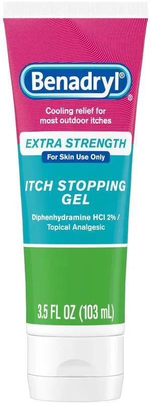 Itch Relief Gel Extra Strength, 2% Diphenhydramine HCl, 3.5 fl. Oz Itch Relief Gel Extra Strength, 2% Diphenhydramine HCl, 3.5 fl. Oz