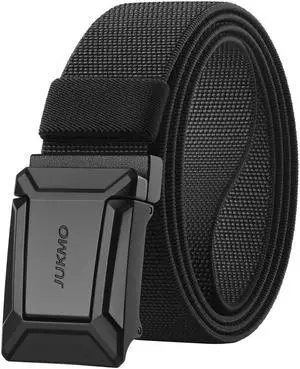 Men's Stretch Tactical Belt, 1.5" Elastic Nylon Web with Flip Buckle Men's Stretch Tactical Belt, 1.5" Elastic Nylon Web with Flip Buckle