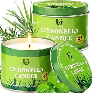 Citronella Candles Outdoor for Camping Essentials Patio, 5.3oz 2 Pack Citronella Candles Outdoor for Camping Essentials Patio, 5.3oz 2 Pack