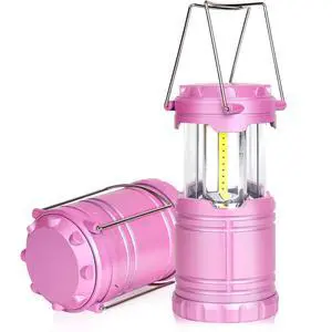 2-Pack LED Pink Camping Lanterns, Portable Camping Lights, Outdoor Handled Lamps, Essential Emergency Lights for Power Outages, Hiking, Hurricane 2-Pack LED Pink Camping Lanterns, Portable Camping Lights, Outdoor Handled Lamps, Essential Emergency Lights for Power Outages, Hiking, Hurricane