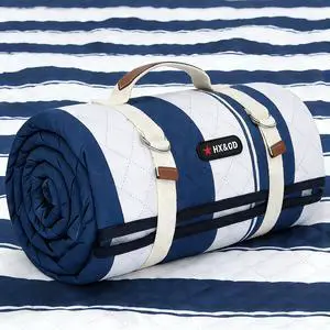 Outdoor Picnic Blanket Extra Large, 80x60 Waterproof Picnic Mat Foldable Camping Blanket Portable with Carry Strap for Beach Mat (Bule) Outdoor Picnic Blanket Extra Large, 80x60 Waterproof Picnic Mat Foldable Camping Blanket Portable with Carry Strap for Beach Mat (Bule)