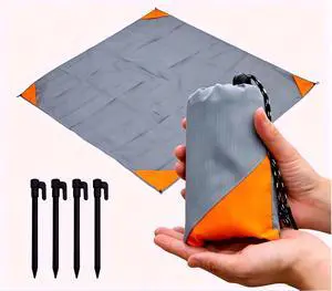 Pocket Picnic Blanket, Sandproof Lightweight Pocket Camping Tarp, 55x 60 Foldable Fits into Small Bag, Water Resistant Washable Quick Dry Compact Beach Mat for Outdoor, Travel, Hiking Pocket Picnic Blanket, Sandproof Lightweight Pocket Camping Tarp, 55x 60 Foldable Fits into Small Bag, Water Resistant Washable Quick Dry Compact Beach Mat for Outdoor, Travel, Hiking