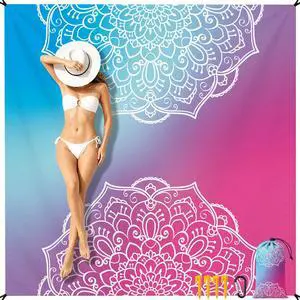 Beach Blanket Waterproof Sandproof, Quick Drying Beach Mat Beach Blanket Waterproof Sandproof, Quick Drying Beach Mat