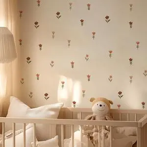 Nursery Wall Stickers Boho Kids Room Decor Girls Bedroom Removable Wall Decals Vinyl Murals DIY Cute Decorations 12 Sheets Nursery Wall Stickers Boho Kids Room Decor Girls Bedroom Removable Wall Decals Vinyl Murals DIY Cute Decorations 12 Sheets