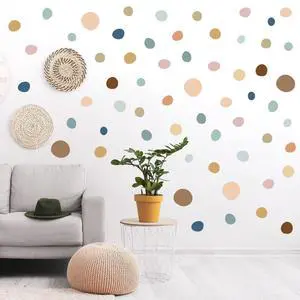 15 Sheet 300 Pcs Irregular Polka Dots Boho Wall Decal Terrazzo Playroom Bedroom Removable Modern Vinyl Boho Wall Stickers(Boho Color) 15 Sheet 300 Pcs Irregular Polka Dots Boho Wall Decal Terrazzo Playroom Bedroom Removable Modern Vinyl Boho Wall Stickers(Boho Color)
