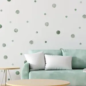 330Pcs Watercolour Dots Wall Stickers, Dots Wall DecalKids Room Wall StickersBoho Rainbow Dots Wall StickersColorful Circles Wall Decals. (Green Watercolour Polka Dot Wall Stickers) 330Pcs Watercolour Dots Wall Stickers, Dots Wall DecalKids Room Wall StickersBoho Rainbow Dots Wall StickersColorful Circles Wall Decals. (Green Watercolour Polka Dot Wall Stickers)